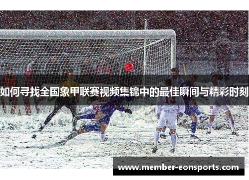 如何寻找全国象甲联赛视频集锦中的最佳瞬间与精彩时刻